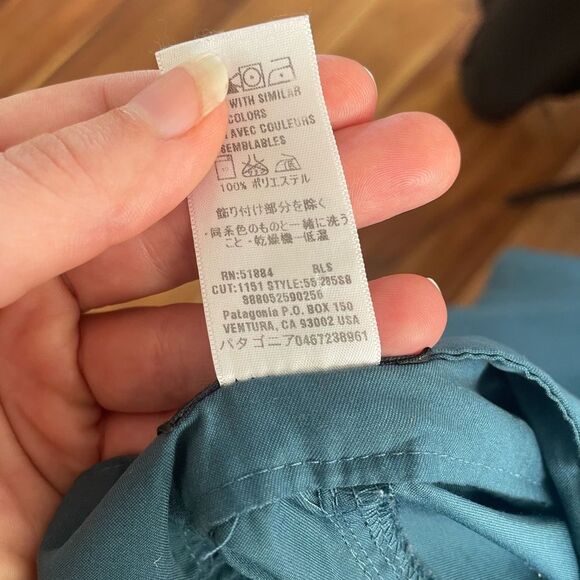 Patagonia Womens activewear blue Duway Capris pants size 8 - Picture 7 of 9